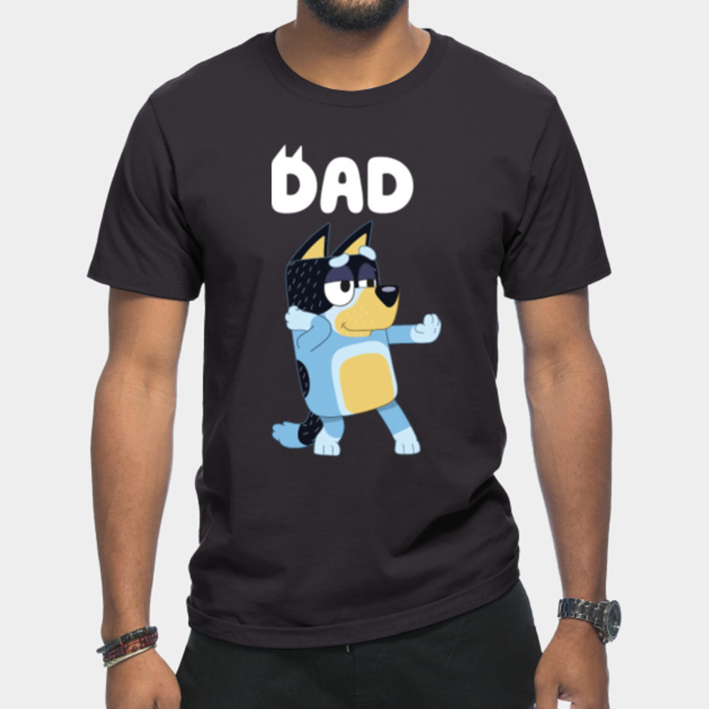 Bluey Dad Bluey Tshirt Retro 90S Graphics Unisex Tee